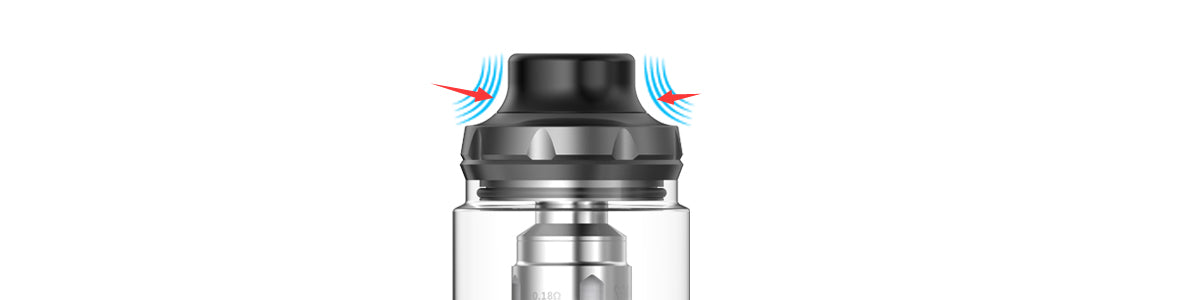 flow pro sub-oh tank curved drip tip